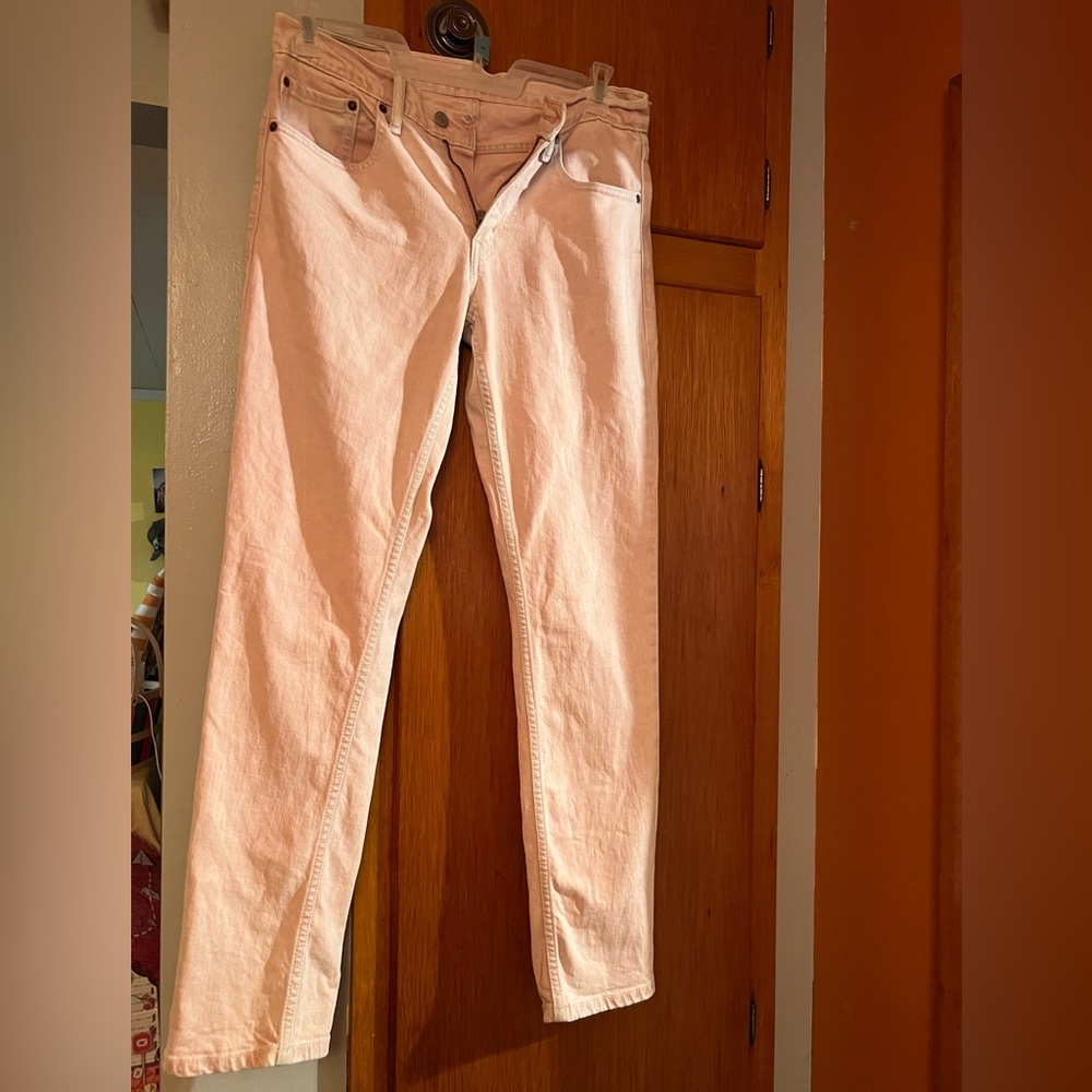 Pink Levi jeans